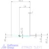 simturn AX horonybeszúró betét, jobbos  5,2/1 mm