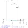 simturn AX horonybeszúró betét, jobbos  6,2/1 mm