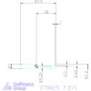 simturn AX horonybeszúró betét, jobbos  7,2/1 mm