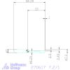 simturn AX horonybeszúró betét, jobbos  7,2/1 mm