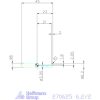 simturn AX horonybeszúró betét, teljes rádiusz, jobbos  6,2/2 mm