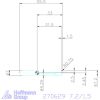 simturn AX horonybeszúró betét, teljes rádiusz, jobbos  7,2/1,5 mm