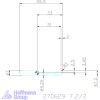 simturn AX horonybeszúró betét, teljes rádiusz, jobbos  7,2/2 mm