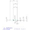 simturn AX horonybeszúró betét, teljes rádiusz, balos  4,2/1 mm