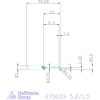 simturn AX horonybeszúró betét, teljes rádiusz, balos  5,2/1,5 mm