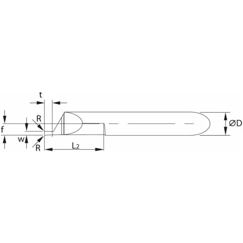 simturn AX axiális beszúró betét furatokhoz, jobbos  6,2/1 mm