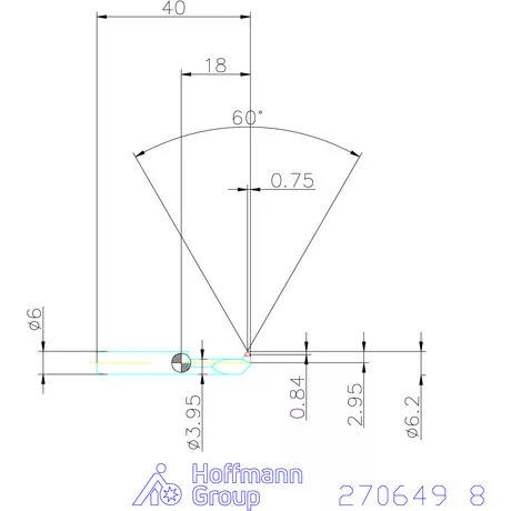 simturn AX menetesztergálás, részprofil 60°, belső jobbos  8