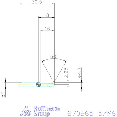 simturn AX menetesztergáló betét, teljes profil 60°, belső jobbos  5/M6