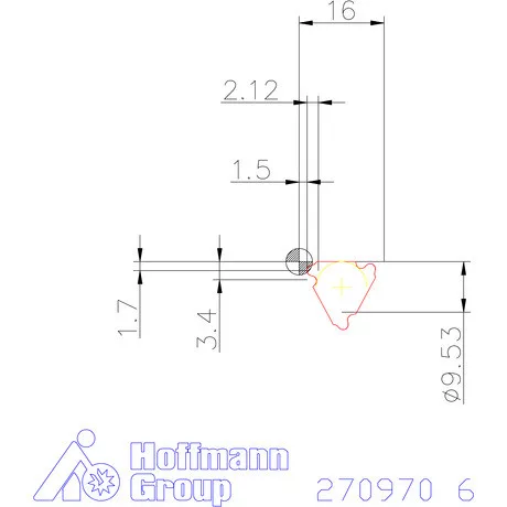 Teljes profilú lapka 30° külső balos  6