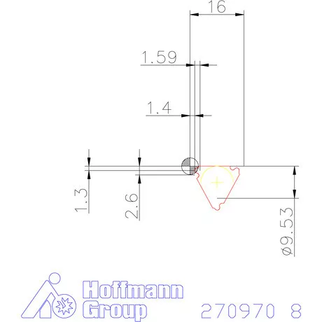 Teljes profilú lapka 30° külső balos  8