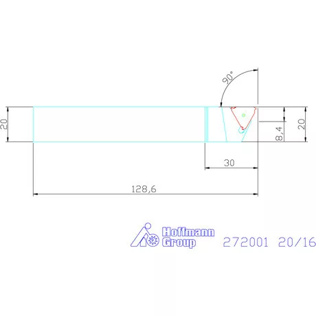 Garant Esztergakés 20/16 mm