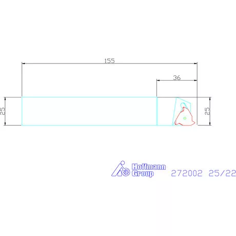 Garant Esztergakés 25/22 mm