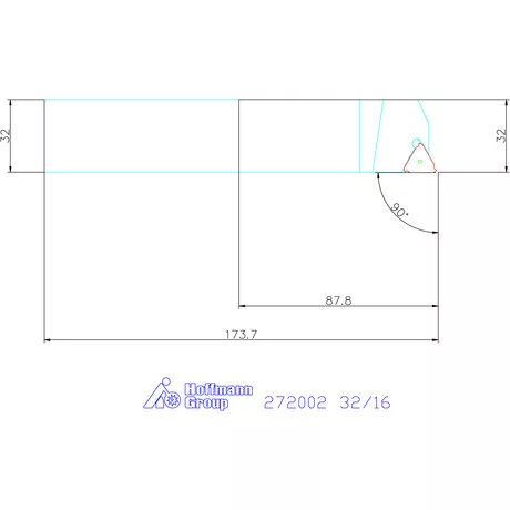 Garant Esztergakés 32/16 mm