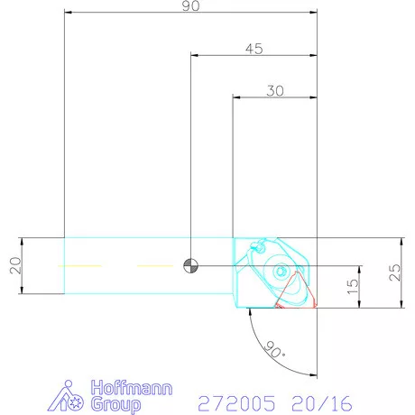 Garant Garant Master Eco esztergakés körmös szorítással 20/16 mm