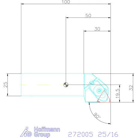 Garant Garant Master Eco esztergakés körmös szorítással 25/16 mm
