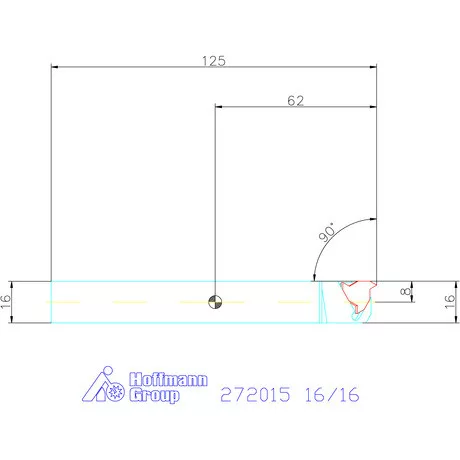 Holex Külső esztergakések 16/16 mm