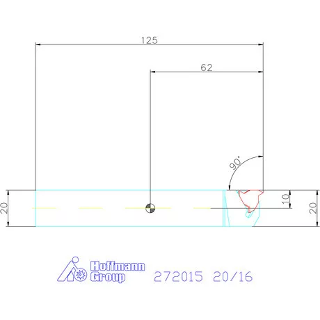 Holex Külső esztergakések 20/16 mm