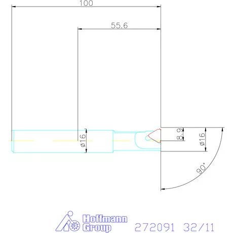 Garant Furatkés fix dőlésszöggel 0,5° 32/11 mm