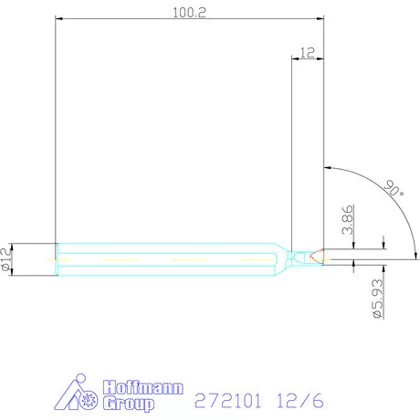 Garant Furatkés fix dőlésszöggel 2,5° 12/6 mm