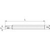 Garant Furatkés fix dőlésszöggel 2,5° 31/9,3 mm