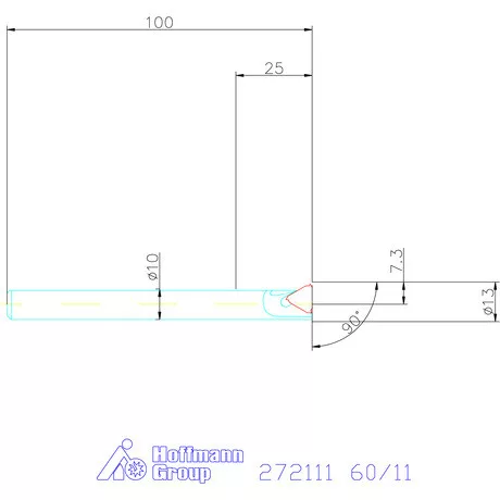 Garant Furatkés fix dőlésszöggel 1,5° 60/11 mm