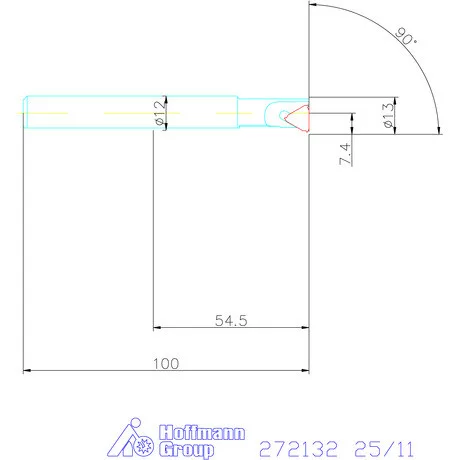 Garant Furatkés fix dőlésszöggel 0,5° 25/11 mm