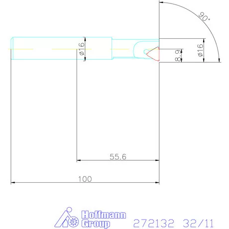 Garant Furatkés fix dőlésszöggel 0,5° 32/11 mm