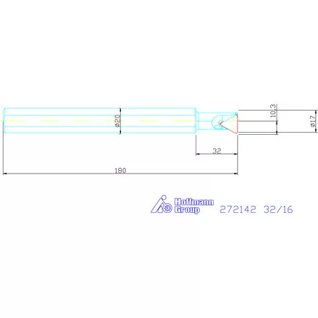 Garant Furatkés fix dőlésszöggel 1,5° 32/16 mm