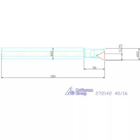 Garant Furatkés fix dőlésszöggel 1,5° 40/16 mm