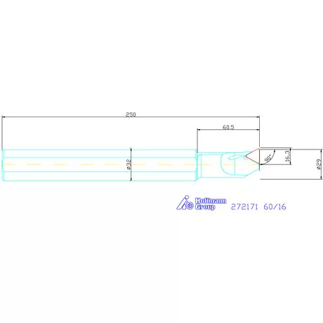 Garant Furatkés 60/16 mm