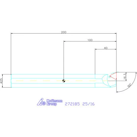 Holex Furatkés 25/16 mm