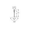 Holex Acél leszúró penge 19/3,1 mm
