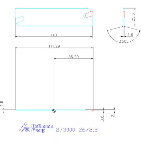 Holex Acél leszúró penge 26/2,2 mm