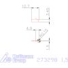 Garant Leszúró lapka egyenes 1,5 mm