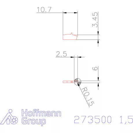 Garant Leszúró lapka semleges 1,5 mm
