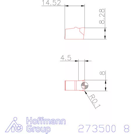 Garant Leszúró lapka semleges 8 mm