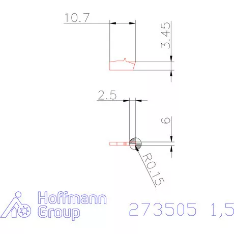 Garant Leszúró lapka semleges 1,5 mm