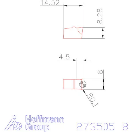 Garant Leszúró lapka semleges 8 mm