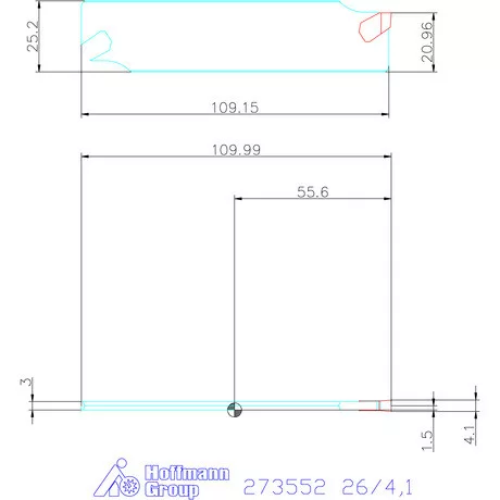 Garant Leszúró penge Acél 26/4,1 mm