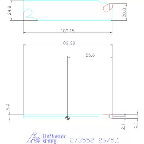 Garant Leszúró penge Acél 26/5,1 mm