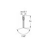 Garant Leszúró penge Acél 32/2,2 mm