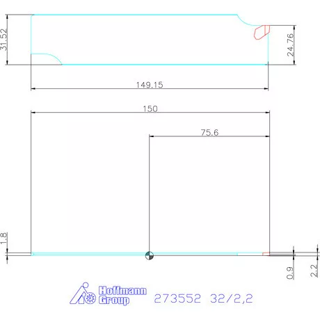 Garant Leszúró penge Acél 32/2,2 mm