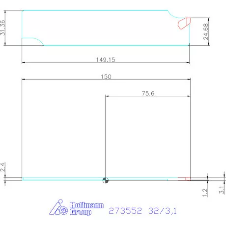 Garant Leszúró penge Acél 32/3,1 mm
