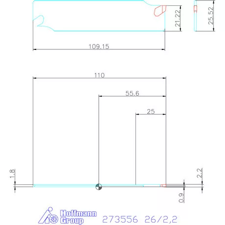 Garant Leszúró penge HSS 26/2,2 mm