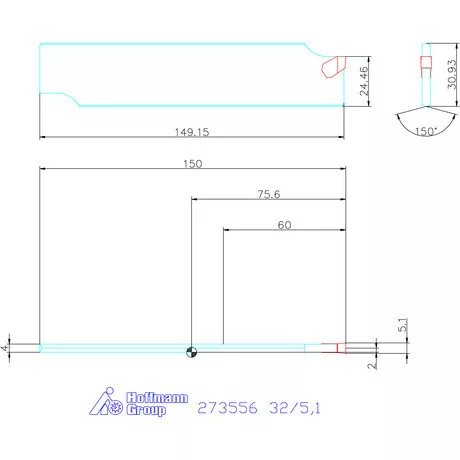 Garant Leszúró penge HSS 32/5,1 mm