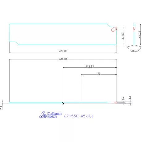 Garant Leszúró penge Heavy Duty 45/3,1 mm