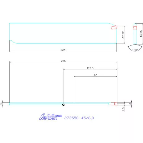 Garant Leszúró penge Heavy Duty 45/6,0 mm