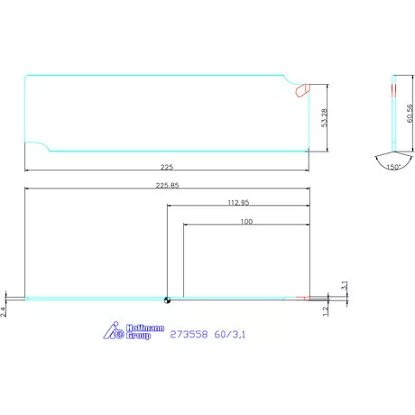 Garant Leszúró penge Heavy Duty 60/3,1 mm