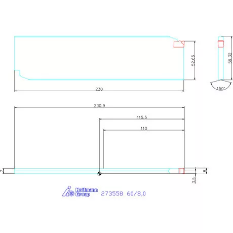 Garant Leszúró penge Heavy Duty 60/8,0 mm