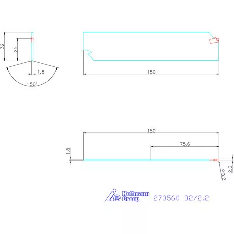 Garant Leszúró penge HSS 32/2,2 mm